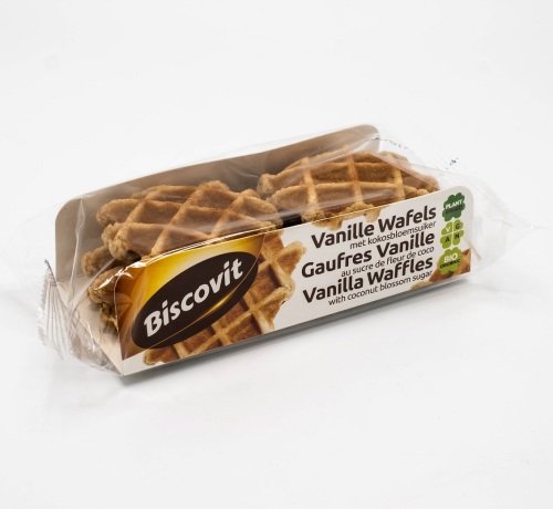 Bio vegan vanillewafel met kokosbloesemsuiker 150 g