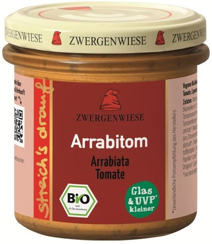 Bio arrabitom (arrabbiata en tomaat) 135 g