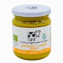 Bio linzen en curry spread 180 g