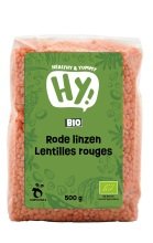 Bio rode linzen 500 g