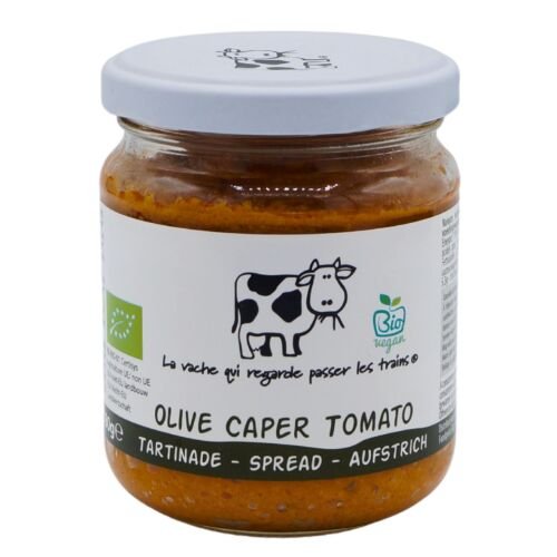 Tartinade aux olives vertes, câpres et tomates bio 180 g