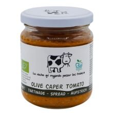 Tartinade aux olives vertes, câpres et tomates bio 180 g