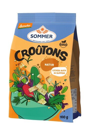 Bio croutons natuur met extra vierge olijfolie 100 g