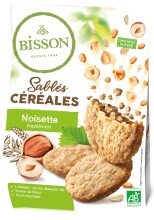Bio zandkoekjes met granen en hazelnoten 200 g