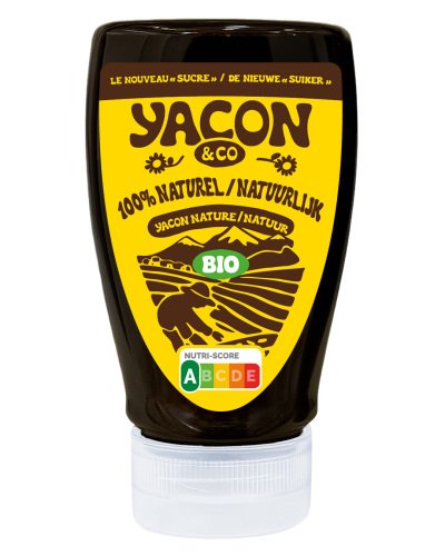 Bio yaconsiroop - squeeze PET 235 g
