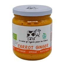 Bio wortel en gember spread 180 g