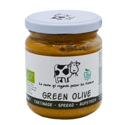 Bio groene olijven spread 180 g
