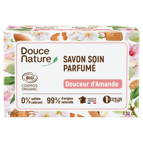 Savon solide parfumé pour le soin de la peau - Douceur d’amande 100 g