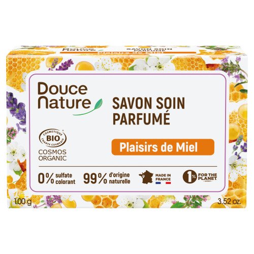 Savon solide parfumé pour le soin de la peau - Plaisirs de miel 100 g