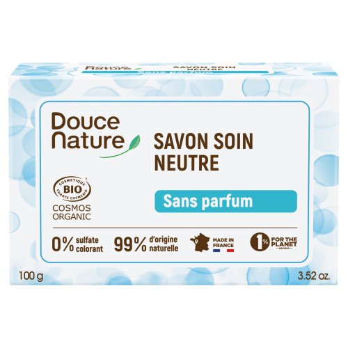 Savon solide neutre pour le soin de la peau - Sans parfum 100 g