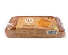 Bio peperkoek met roggebloem (voorgesneden) 300 g