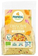 Couscous aux fleurs Jardin d'été avec des pétales de calendula et de bleuet rouge bio 300 g