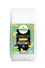 Coquillettes blanches protéines à base de semoule de blé et protéines de pois bio 400 g