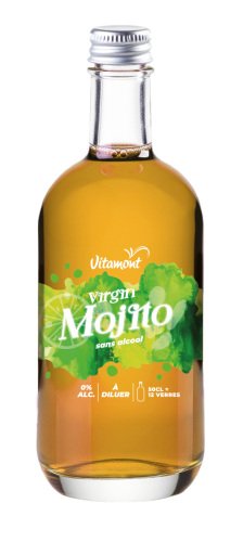 Virgin Mojito mocktail bio à diluer (jus de citron et citron vert, menthe et gingembre) 50 cl