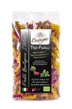 Bio fusilli tricolore met rode biet en basilicum (harde tarwe - durum) 500 g