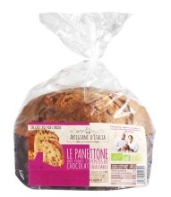 Bio panettone met peer en chocoladestukjes uit eerlijke handel 500 g