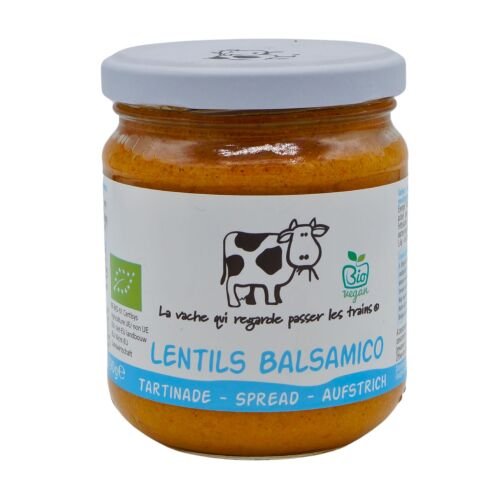 Bio linzen en balsamico azijn spread 180 g
