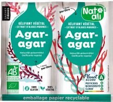 Bio agar-agar geleermiddel (2 x 4 g)