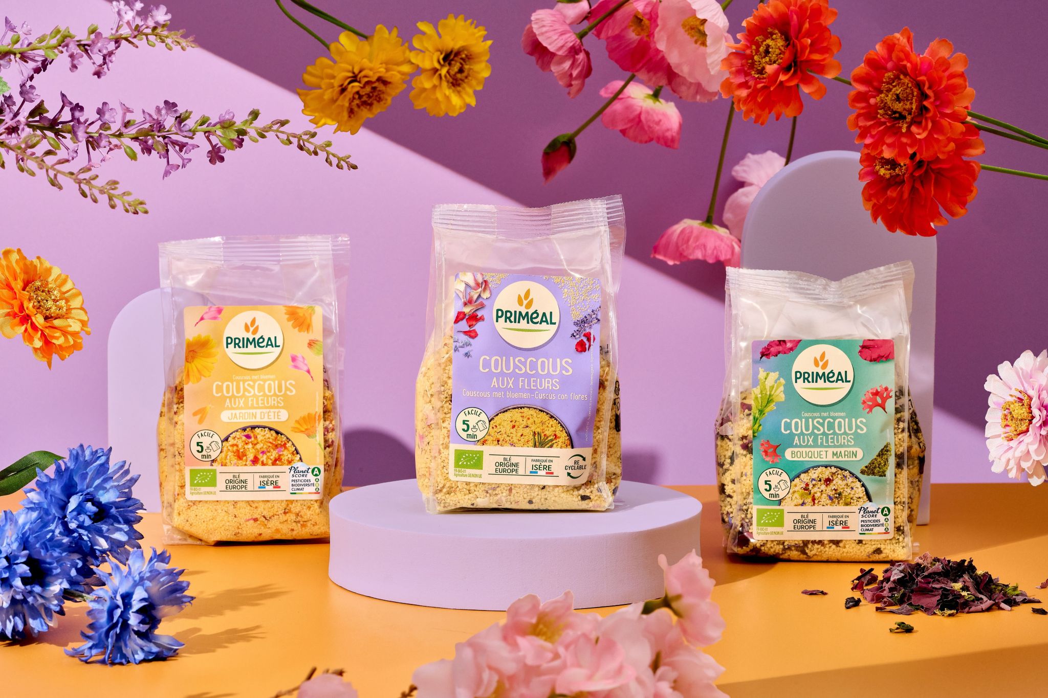 Priméal couscous met bloemen